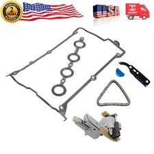 Timing Chain + Tensioner + Gasket Kit For Audi VW 1.8 T A4 TT Jetta Passat Golf