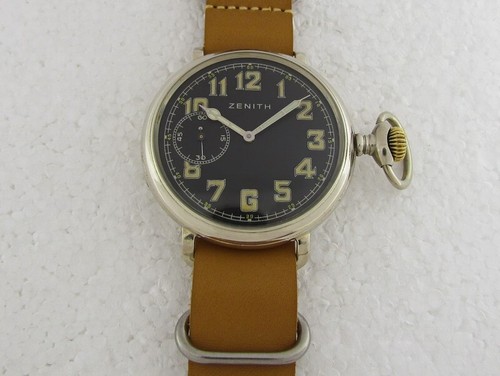 Zenith Aviator Luftwaffe Pilots Flieger WWII Vintage 1939-1945 Swiss Men's Watch