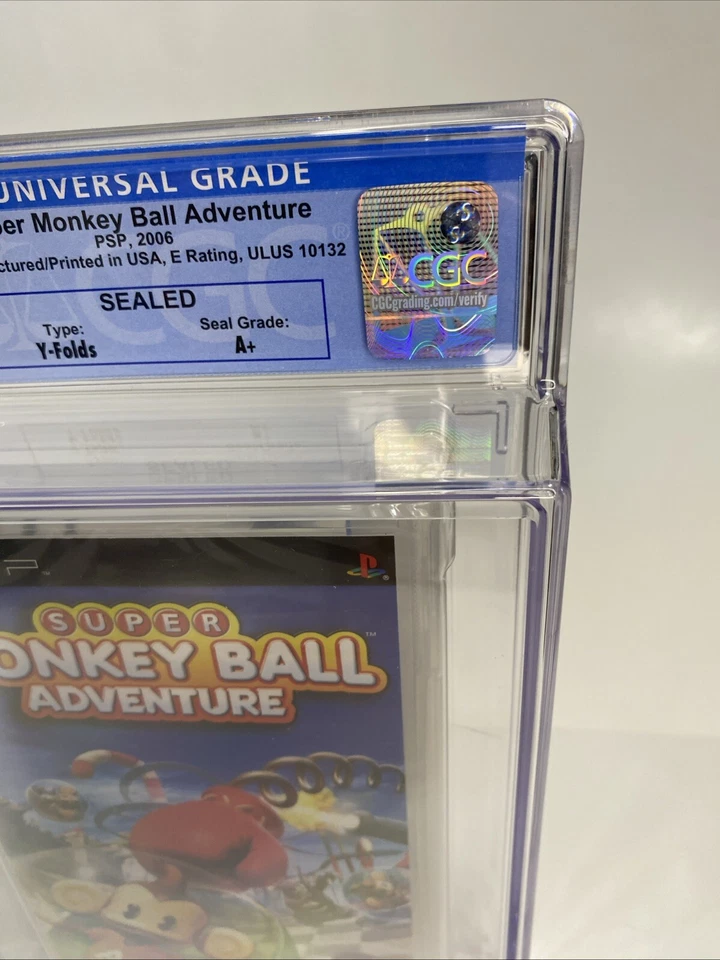 9.6 A+ SEALED Super Monkey Ball Adventure CGC POP 1 (Sony NEW PSP, 2006) - Image 3 of 4