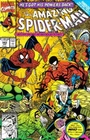 AMAZING SPIDER-MAN #343 F, Black Cat, Direct, Marvel Comics 1991 Stock Image