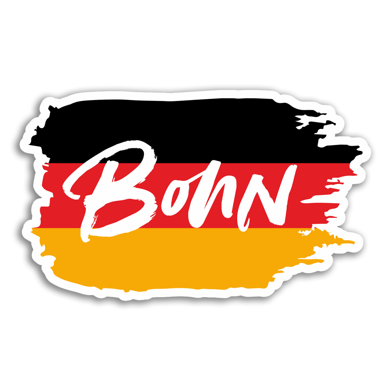 2 x 10cm Bonn Vinyl Stickers Germany Flag Cool Sticker Laptop Luggage