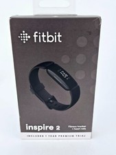 Fitbit Inspire 2 FB418 Black Rubber Strap Heart Rate Monitor Activity Tracker