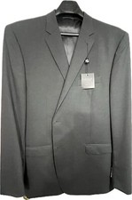 NWT Lauren Ralph Lauren Suit Jacket Men 50Long Charcoal 100 Wool Slim Fit