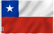 Anley Fly Breeze 3x5 Foot Chile Flag - Chilean Flags Polyester