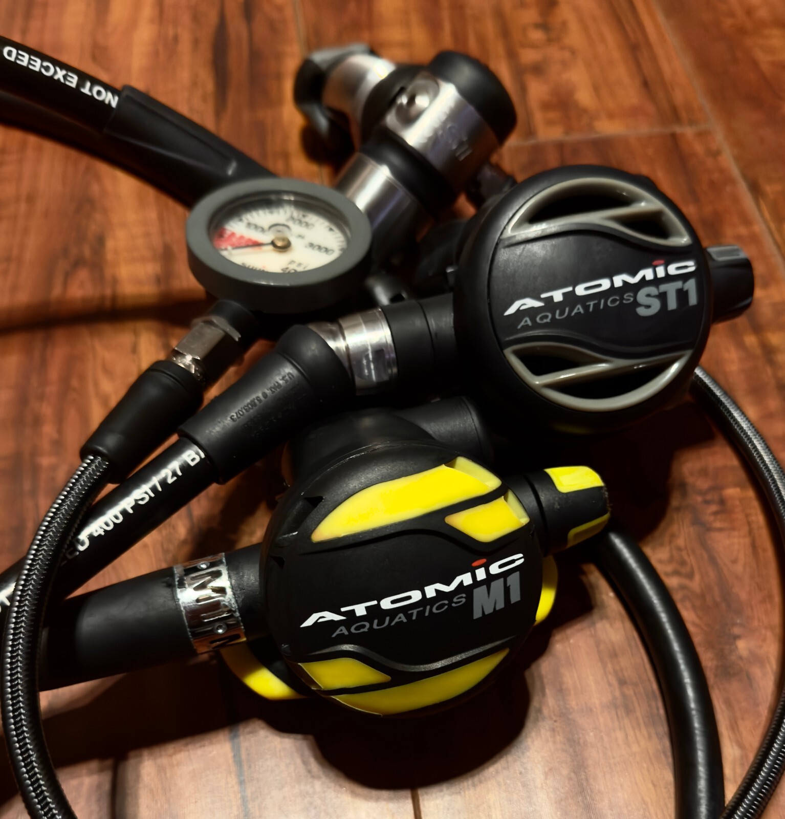 Atomic Aquatics ST1 Stainless Steel 1st 2nd stage M1 octo SPG Diving