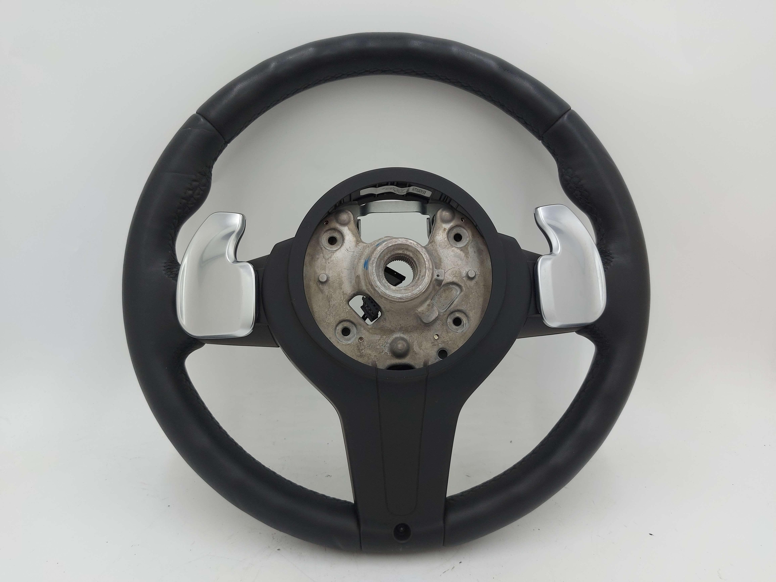 15-19 BMW X6 Steering Wheel Black M Package Paddle Shifters 