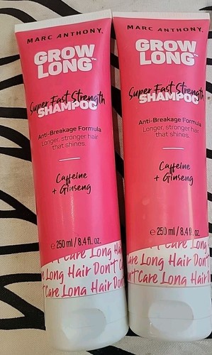 2er Pack Marc Anthony Grow Long superschnelles starkes Shampoo je 8,4 Unzen Neu - Bild 1 von 2