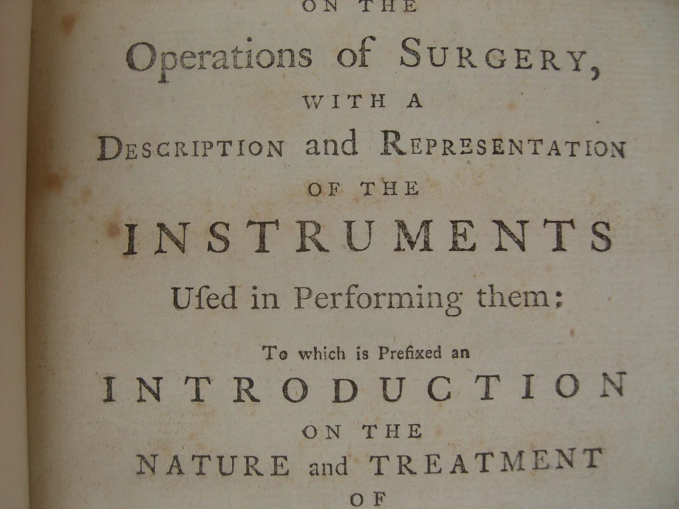 1782 Treatise on the Operation of Surgery Samuel Sharpe Doctor Dr RN Surgeon - Image 2 of 4