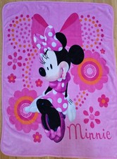 Minnie Mouse Disney Pink Fleece blanket 34x47