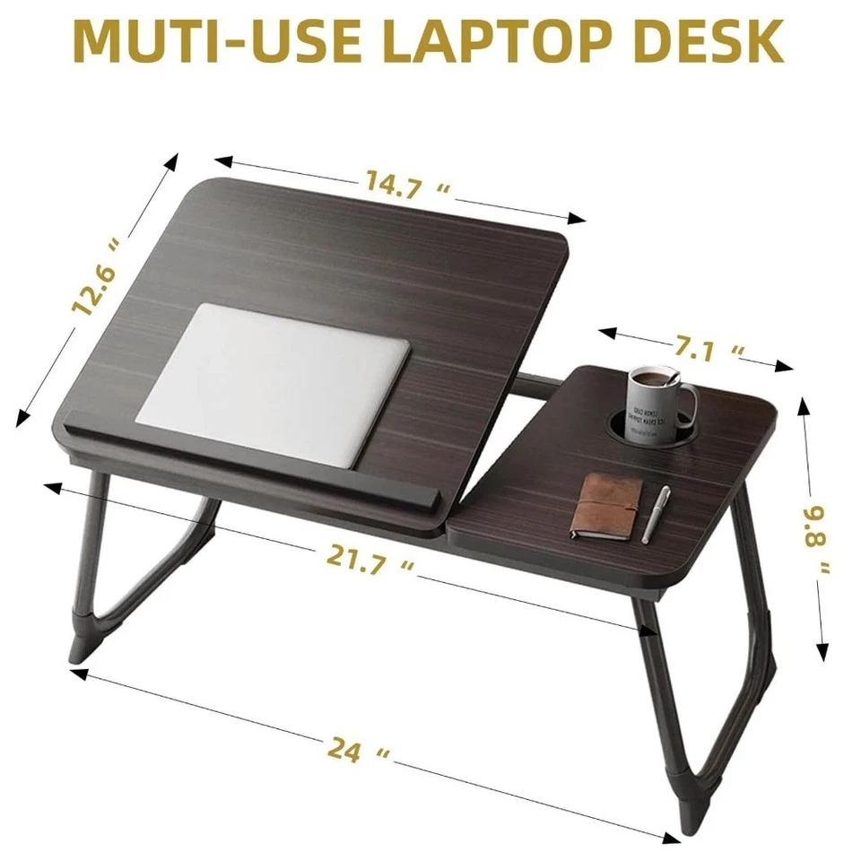 Laptoptisch Notebooktisch für Sofa Klappbarer Betttisch Klapptisch leicht DHL - Bild 4 von 4