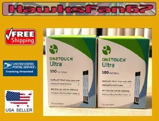 200 One Touch Ultra Test Strips Exp 10/31/2026 NEW Sealed FREE SHIP
