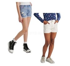 NEW GIRLS JUSTICE FASHION MINI MOM DESTRUCTION DETAIL SHORT VARIETY OF STYLES