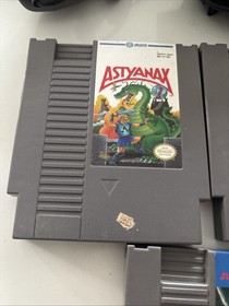 Nintendo NES Entertainment System Action Set Complete Console Working 3 Games