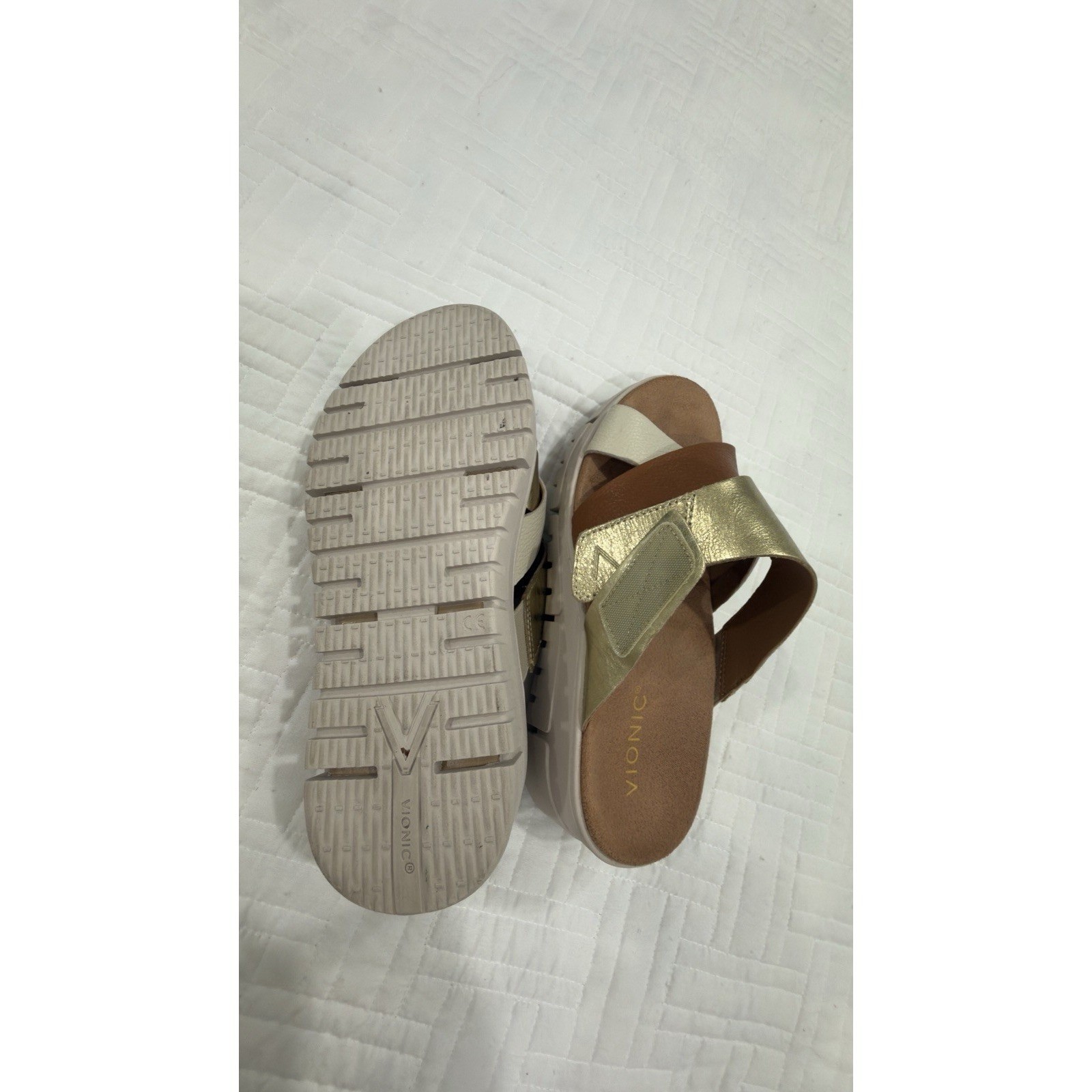 Vionic Uptown Sunset multicolor leather platform … - image 4