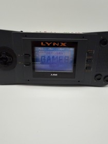 Atari Lynx Model 1 Console VINTAGE With Case and 4 Games All Tested Works Great