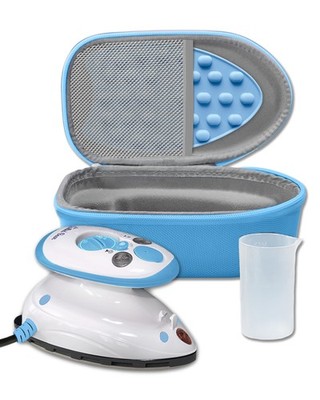 Premium Mini Steam Iron - Lightweight Mini Travel Iron for Effortless Quiltin...