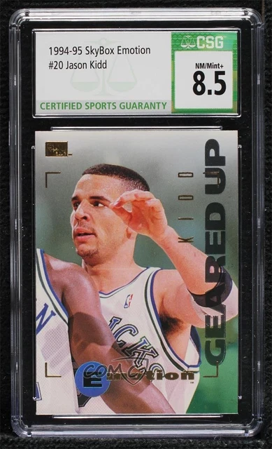 1994-95 Skybox Emotion Jason Kidd #20 CSG 8.5 Rookie RC HOF