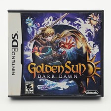 Golden Sun Dark Dawn Nintendo DS Authentic Tested Complete CIB