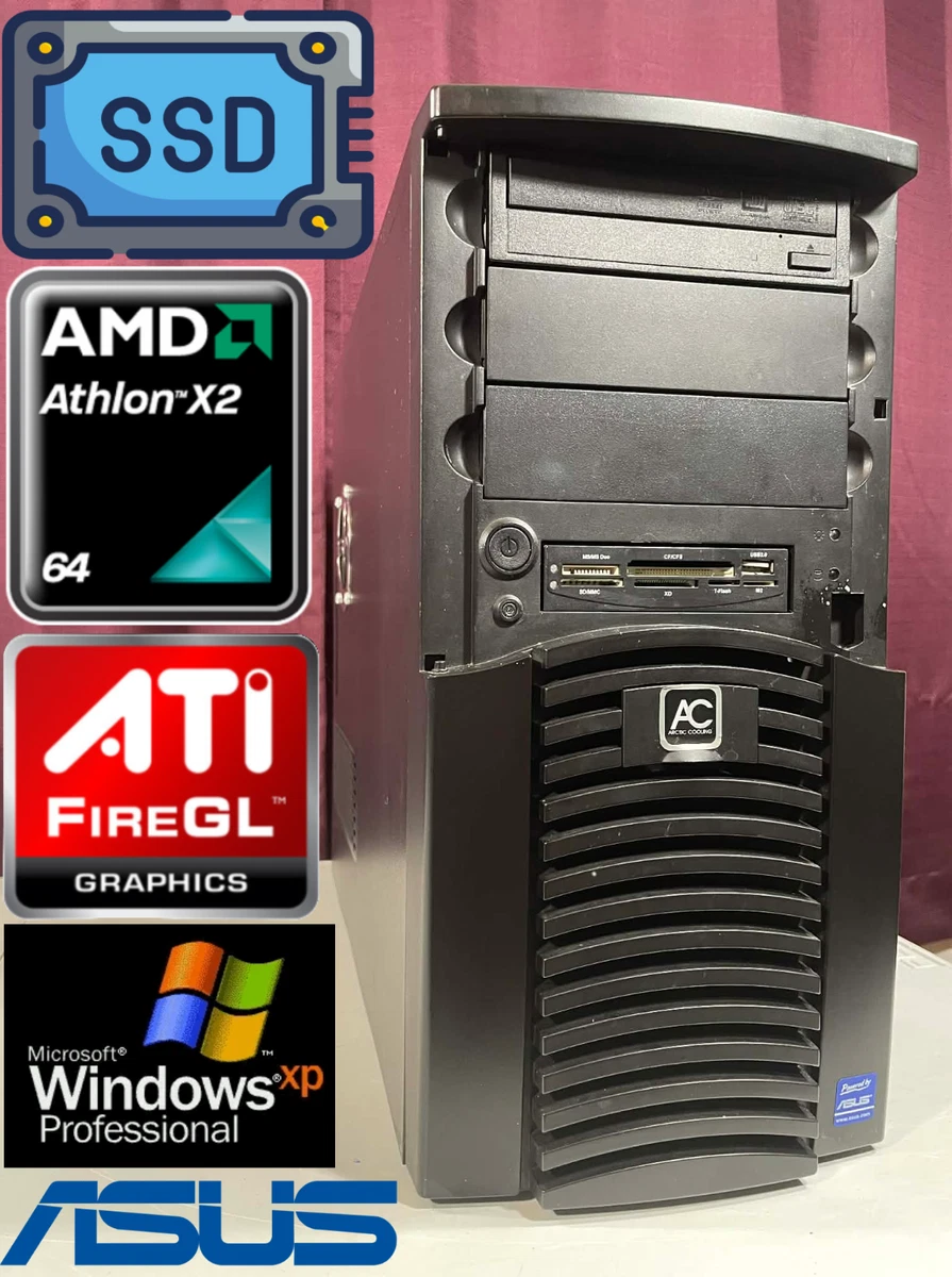 AMD Athlon 64 3800+ PC Ordinateur ASUS M2V Parallèle Port Windows XP