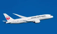 Boeing 787-8 B-787 B787 Japan Airlines JAL Desk Wood Airplane Model Large 1/144