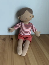 Target Kids Cloud Island Plush Baby Boy Doll Lovey Soft Body Red Striped