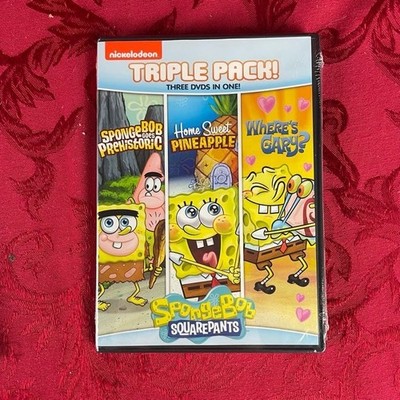 SPONGEBOB SQUAREPANTS: TRIPLE PACK! (DVD) Nickelodeon, 3 Discs