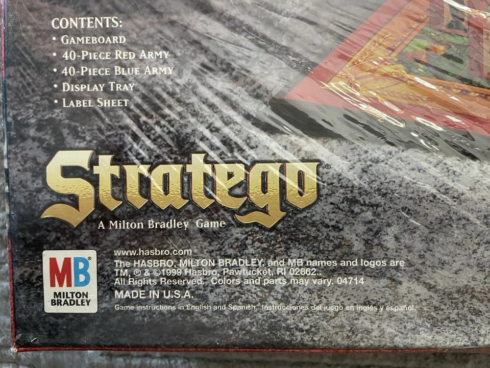 Stratego 1999 Board Game by Milton Bradley - Brand New - Still Packaged - Image 3 of 4