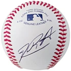 Randy Arozarena Signed Rawlings Logo Panel Baseball Mariners Rays COA MLB