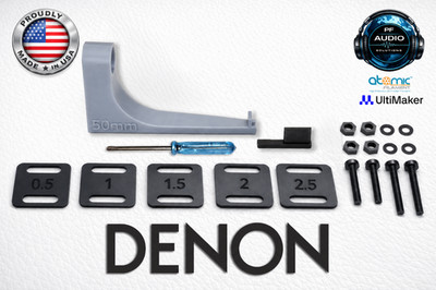 Overhang Gauge Cartridge Stylus Set Up  DENON turntable Style 50mm