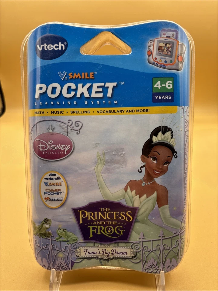 VTech V.smile Pocket Learning System Disney Princess and The Frog 4-6 Years NEW - Image 2 of 4