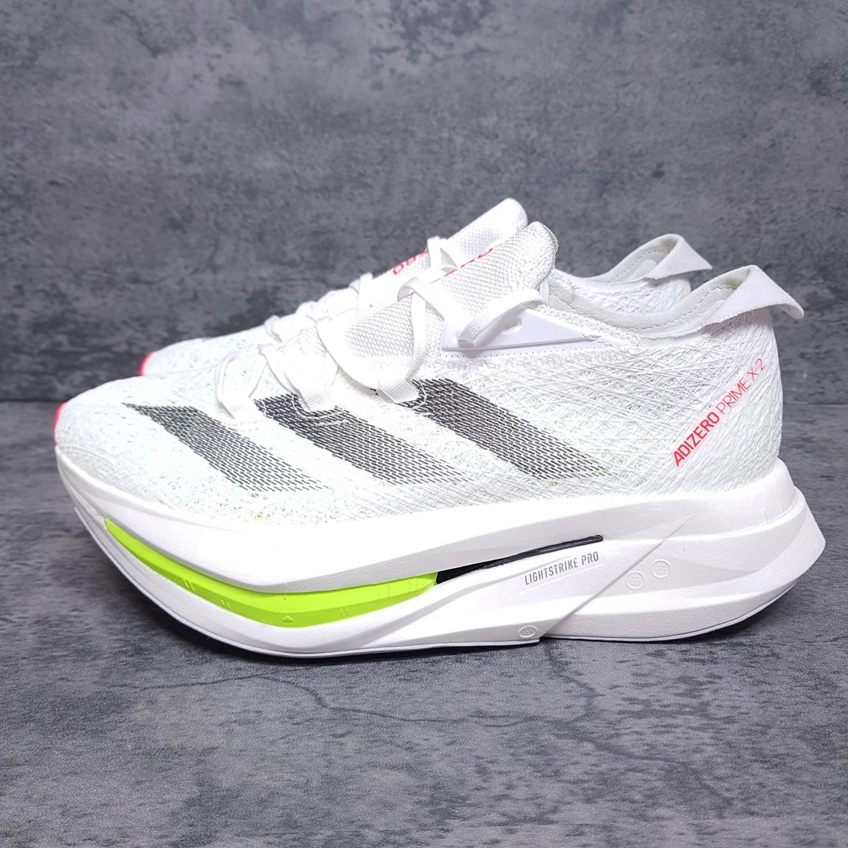 Adidas Adizero Prime X 2.0 Strung White Black Lucid Red for sale