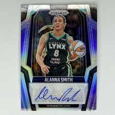 Alanna Smith 2025 Prizm WNBA Silver Auto/Autograph SG-AS - DPOY Lynx