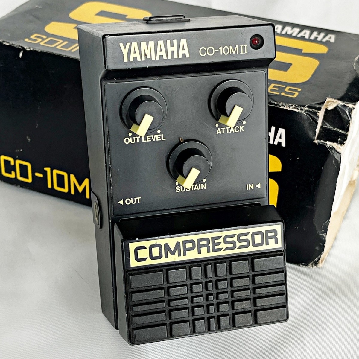 Yamaha CO-10MⅡ W/Box COMPRESSOR 1980's Vintage Guita Pedal Made