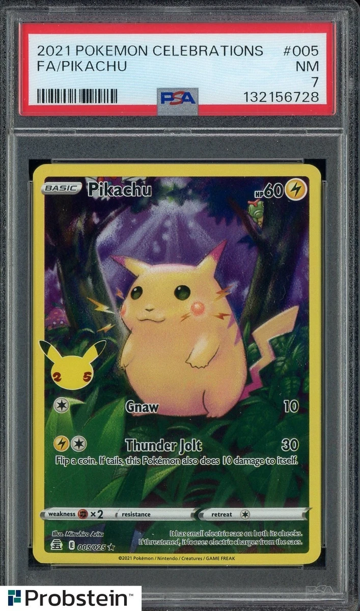 Pokémon TCG Grade 7 Pikachu Individual Collectible Card Game Cards