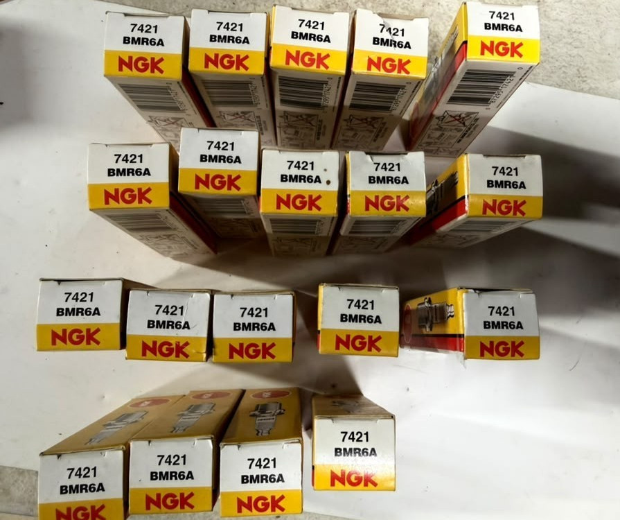 NGK 7421 BMR6A Nickel Spark Plug, LOT OF 19