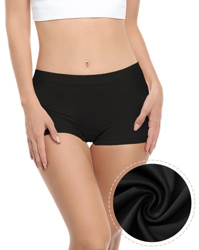 Boy Shorts Underwear for Women, Ladies Nylon Stretch Comfort Flex Fit Seamles... - Picture 2 of 7