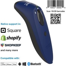 Socket Mobile S740 1D/2D Wireless Imager Barcode Scanner - 1D, 2D - Blue