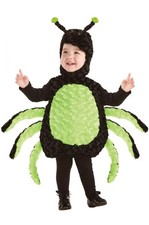 Belly Babies Black Green Spider Costume Child Toddler