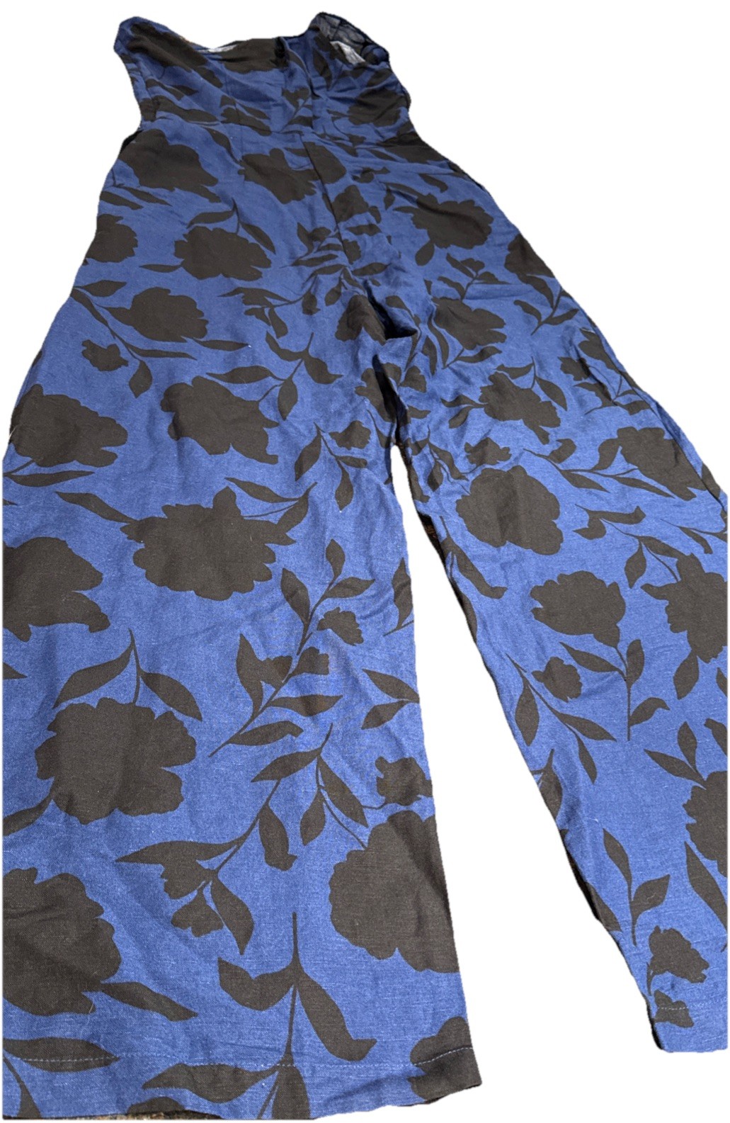 🌻 Kate Spade New York x Target Women Jumpsuit Linen Classic Rose Blue Size 2 🆕 thumbnail 9