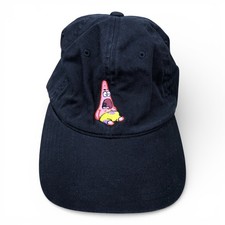 NICKELODEON SPONGE BOB SQUARE PANTS Patrick Star Dad Baseball Hat Cap Mens Black