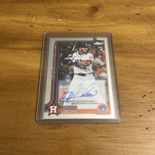 Pedro Leon Astros Rookie Card Auto