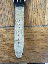 Orologio Swatch Irony Ag2007 cinturino pelle nero nuovo a batteria