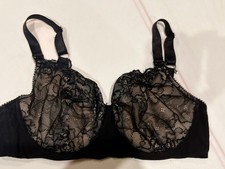 Hotmilk Temptation Black Lace Nursing Maternity Bra Flexiwire 30D / 80D / 65D 
