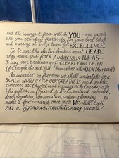 ROBERT OSBORN ART 1960 “AND THE INSURGENT FORCE WILL BE YOU” PRINT Radical Ideas