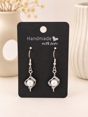 Hänge Ohrringe Ohrschmuck Strass, Elegant Handgefertigt Neu Modeschmuck