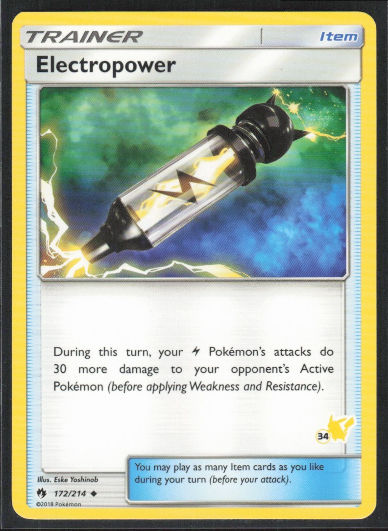 2018 Sun & Moon - Lost Thunder Electropower Uncommon #172