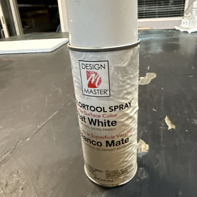 #ad Design Master Spray Flat White 12 oz for Automotive Touch Up and Craft Use $5.00