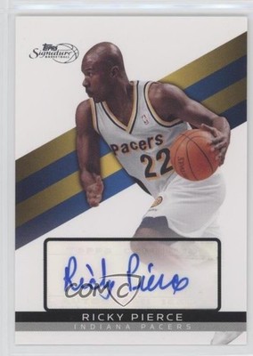 2008-09 Topps Signature Auto 842/999 Ricky Pierce #TSA-RPI Auto l8x