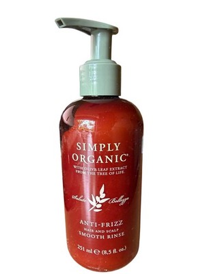 Simply Organic Anti-Frizz Hair & Scalp Smooth Rinse Glättende Spülung Haar/Haut