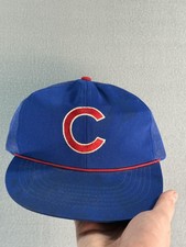 Vintage 1984 Chicago Cubs Mesh Snapback Trucker Hat McDonalds Pro